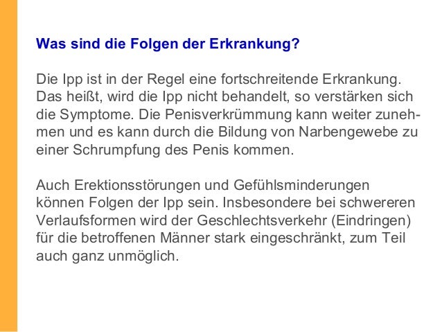 erkrankungen induratio penis plastica Erkrankungen induratio penis plastica